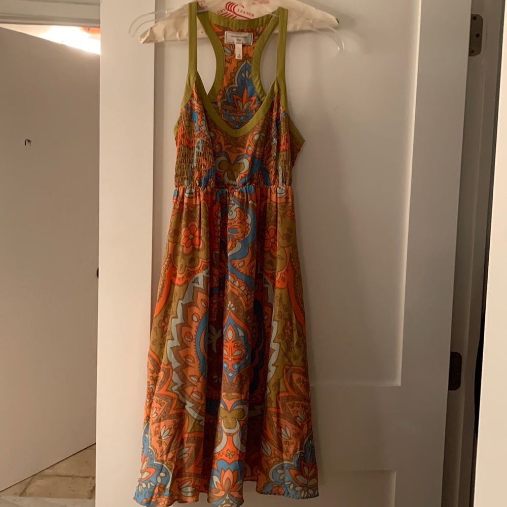 Anthropologie Moulinette Soeurs Silk Dress US 4